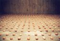 Arabel Lebrusan Artist. Eiren, an Art installation with eggshells inside a bunker in Berlin Public Realm 2
