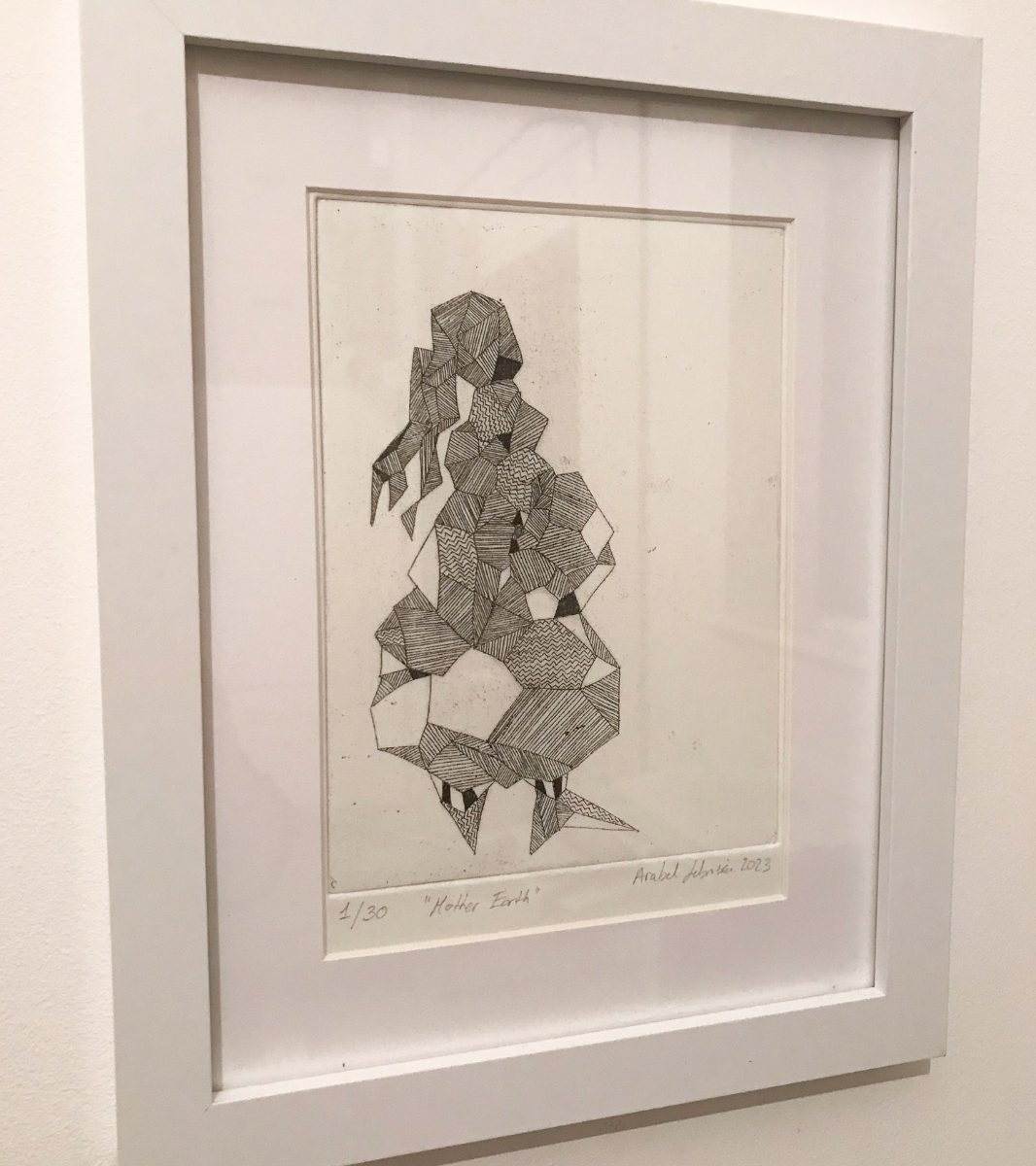 Mother Earth. Etching